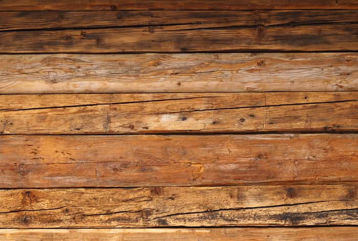 Rustic wood-look vinyl plank