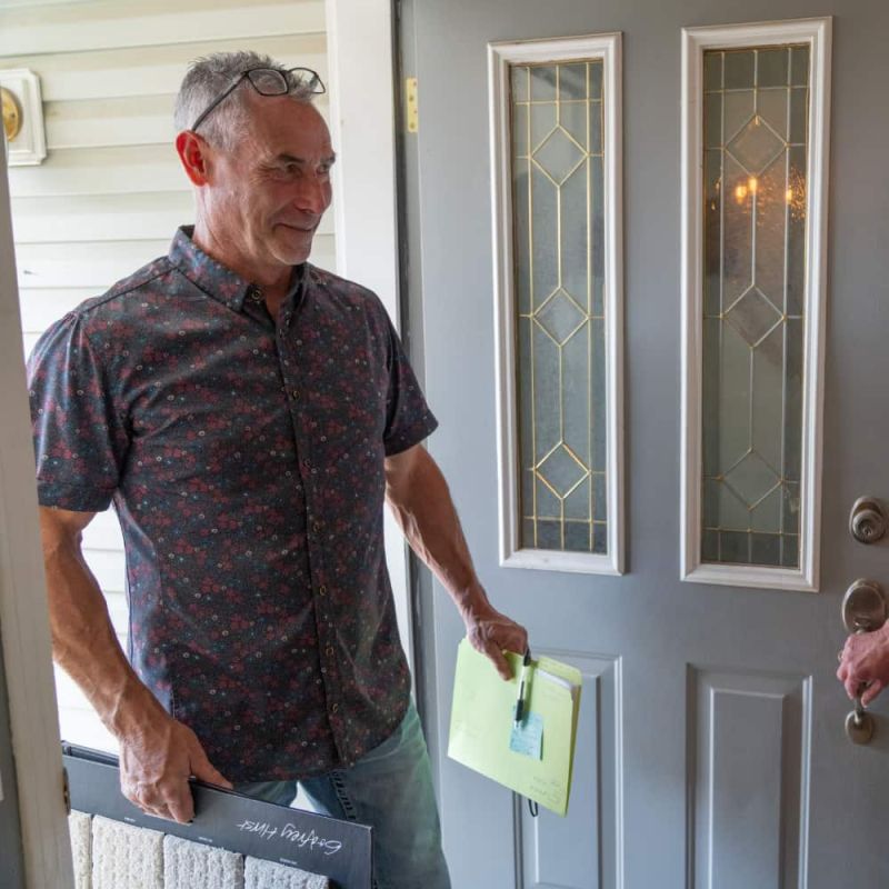 Flooring house visit