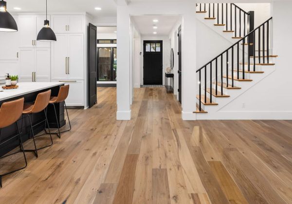 Room with hardwood flooring