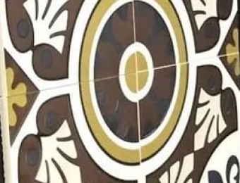 ceramic tile-look vinyl plank